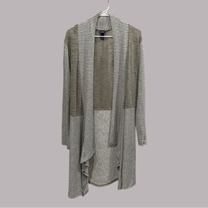 Daytrip Striped Open Front Cardigan Sweater